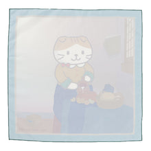 ふくふくにゃんこ　風呂敷【ガチャガチャ販売】

