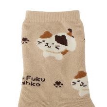  ふくふくにゃんこ パイルソックス　みつめて 【2026_秋冬】
