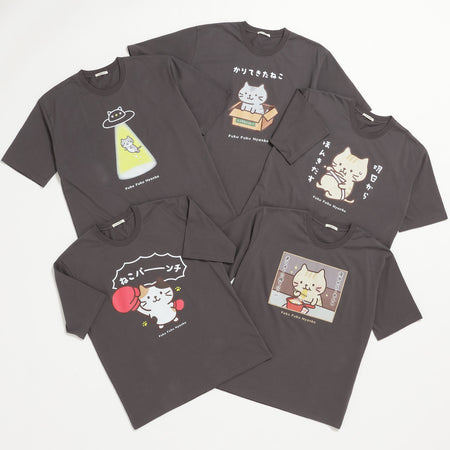 【5点セット】ふくふくにゃんこ バズTシャツ セレクトエディション コンプリートセット【セット購入】