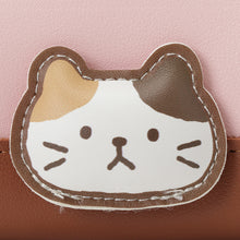  ふくふくにゃんこ まじめにゃんこ フェイスぷっくりポーチ 【WEB限定】【海外向け商品】
