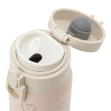  ふくふくにゃんこ ラテピンク ワンタッチ ステンレス ボトル 500ml
