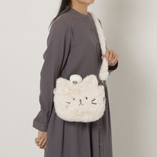  ふくふくにゃんこ まじめにゃんこ ふわもこ ミニ ショルダー バッグ【WEB限定】【海外向け商品】
