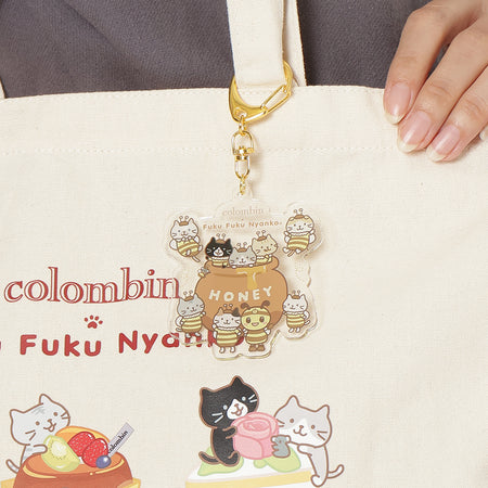 ふくふくにゃんこ × 原宿 みっころ コラボ アクリル キーホルダー 【WEB限定】