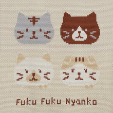  ふくふくにゃんこ ニットバッグ
