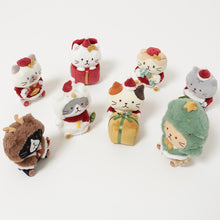  ふくふくにゃんこ クリスマスおすわりマスコット
