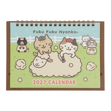  ふくふくにゃんこ 2027年卓上カレンダー
