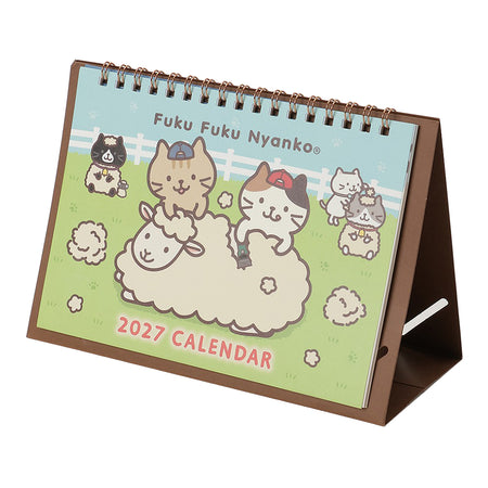 ふくふくにゃんこ 2027年卓上カレンダー
