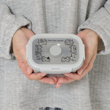  ふくふくにゃんこ 折りたためるシリコン容器 Sサイズ 350ml
