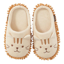  ふくふくにゃんこモップスリッパ
