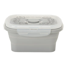  ふくふくにゃんこ 折りたためるシリコン容器 Sサイズ 350ml
