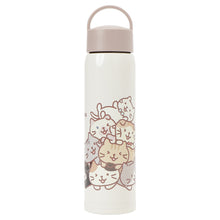  ふくふくにゃんこ むぎゅっとにゃんこハンドル付きステンレスボトル500ml
