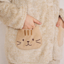  ふくふくにゃんこ フェイスポケットパジャマ
