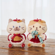  ふくふくにゃんこ クリスマスおすわりマスコット
