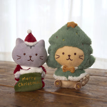  ふくふくにゃんこ クリスマスおすわりマスコット
