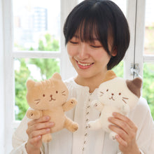  ふくふくにゃんこ 　POSEIES(ポージーズ)  自由にポーズが楽しめる 癒し系 ぬいぐるみ マスコット
