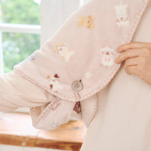  ふくふくにゃんこ フランネルブランケットM
