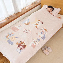  ふくふくにゃんこ あったか足ポカ毛布

