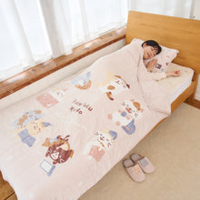  ふくふくにゃんこ あったか足ポカ毛布
