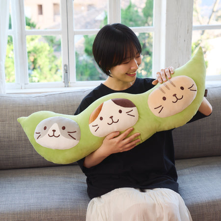 ふくふくにゃんこ えだまめ 抱き枕