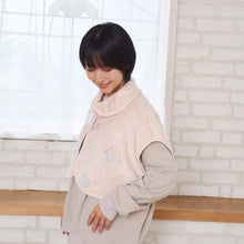  【予約商品】 ふくふくにゃんこ フランネルポンチョ Dreamy Sleep ねむねむにゃんこ 【2026_秋冬】
