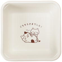  ふくふくにゃんこ フェイス2段ランチボックス
