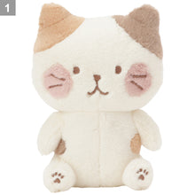  ふくふくにゃんこ ほっぺおすわりマスコット（ミケ・チャチャ・ハッチ）

