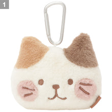  ふくふくにゃんこ ほっぺフェイスポーチ（ミケ・チャチャ・ハッチ）
