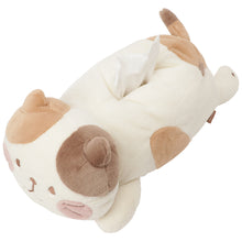  ふくふくにゃんこ ほっぺ寝そべりティッシュボックスカバー

