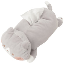  ふくふくにゃんこ ほっぺ寝そべりティッシュボックスカバー
