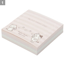  ふくふくにゃんこ しゃぼんブロックメモ
