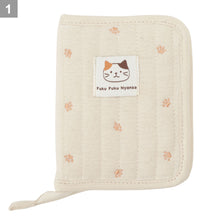 ふくふくにゃんこ コットン多機能マルチポーチ

