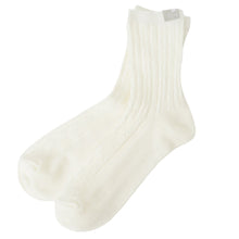  ふくふくにゃんこ ケーブルソックス
