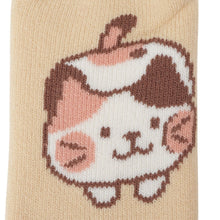  ふくふくにゃんこ ショート裏起毛ソックス

