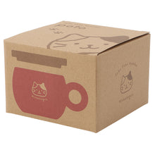  ふくふくにゃんこ 木製ふた付きマグカップ
