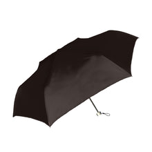  晴雨兼用 無地ブラックコーティング折傘 60センチ (423-007)
