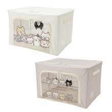  ふくふくにゃんこ 窓付き収納ボックス②2点セット

