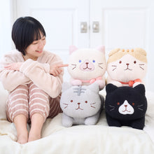  ふくふくにゃんこ ぽわぽわねそべりクッション

