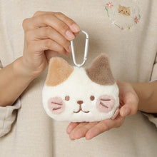  ふくふくにゃんこ ほっぺフェイスポーチ（ミケ・チャチャ・ハッチ）
