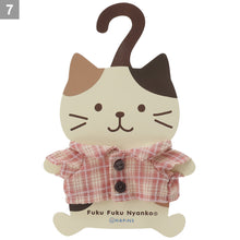  ふくふくにゃんこ 着せ替え チェックシャツ
