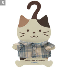  ふくふくにゃんこ 着せ替え チェックシャツ
