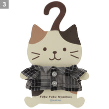  ふくふくにゃんこ 着せ替え チェックシャツ
