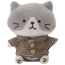  ふくふくにゃんこ 着せ替え チェックシャツ
