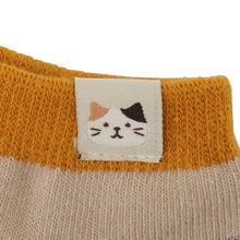  ふくふくにゃんこ 吸湿発熱タグ付きスニーカーソックス
