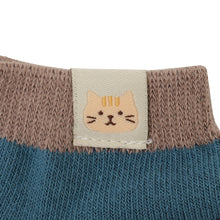  ふくふくにゃんこ 吸湿発熱タグ付きスニーカーソックス
