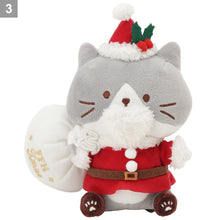  ふくふくにゃんこ クリスマスおすわりマスコット
