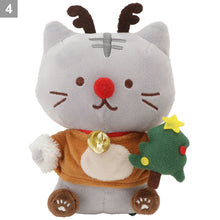  ふくふくにゃんこ クリスマスおすわりマスコット
