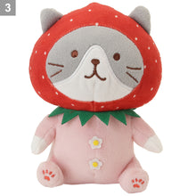  ふくふくにゃんこ いちごおすわりマスコット
