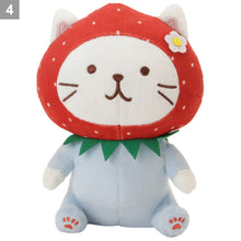  ふくふくにゃんこ いちごおすわりマスコット
