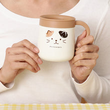  ふくふくにゃんこ フェイスステンレスマグカップ
