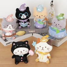  ふくふくにゃんこ 魔法使いおすわりマスコット
